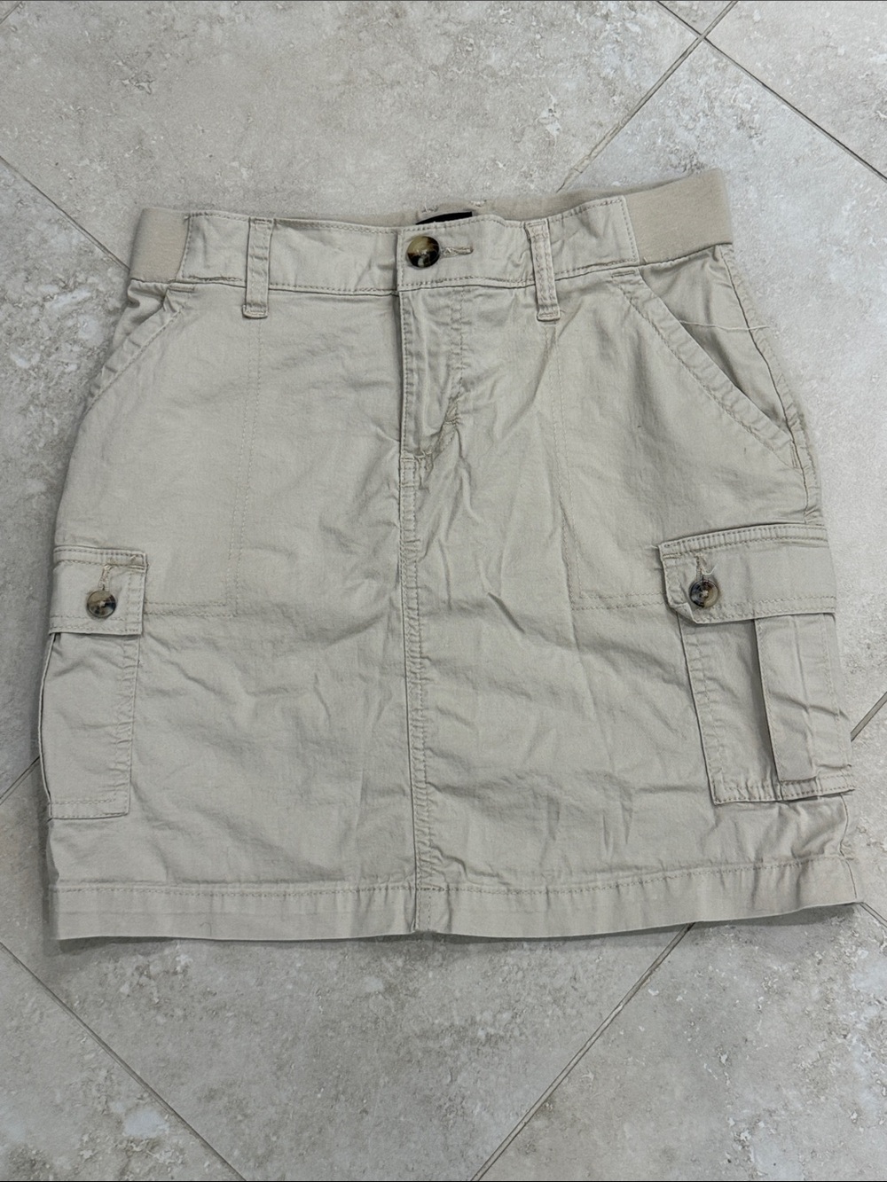 Beige Cargo Mini Skirt by Lee - Womens size 2